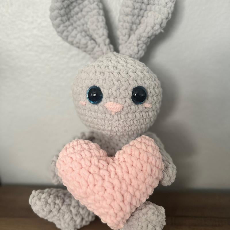 Easter Bunny Handmade Crochet Plushie Stuffed Animal Stuffy