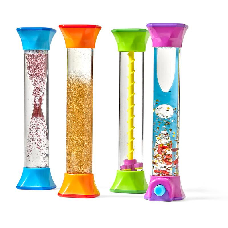 Hand2Mind Sensory Fidget Tubes, Sensory Bottles, Play Therapy Toys, Anxiety Relief Items, Calming Corner Classroom, Stress Toys for Kids, Calm down Corner Supplies, School Counselor Office Must Haves