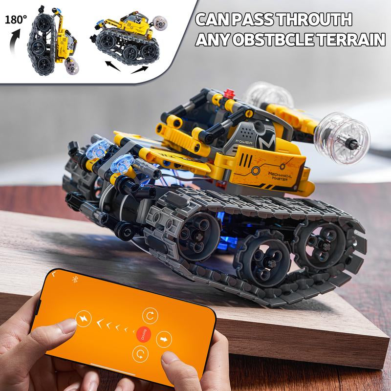 Sillbird Wall Robot STEM Building Toys, 4In1 Remote & App-Controlled Creator Toys Set, Creative Gifts, Educational Gift Set (560 Pieces )