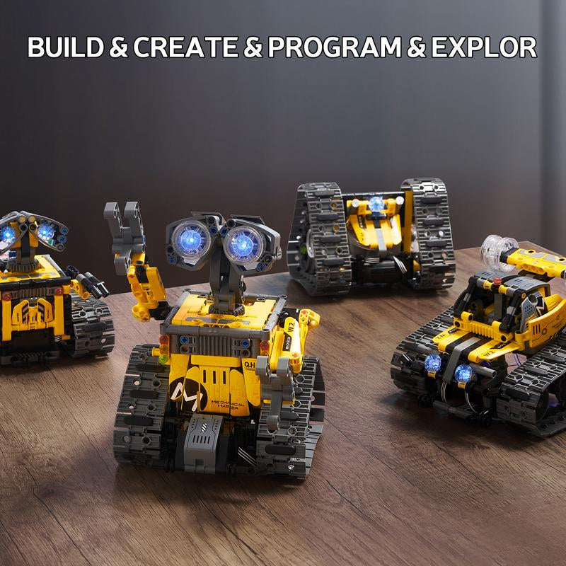 Sillbird Wall Robot STEM Building Toys, 4In1 Remote & App-Controlled Creator Toys Set, Creative Gifts, Educational Gift Set (560 Pieces )