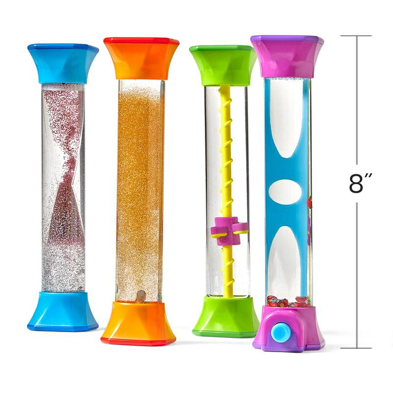 Hand2Mind Sensory Fidget Tubes, Sensory Bottles, Play Therapy Toys, Anxiety Relief Items, Calming Corner Classroom, Stress Toys for Kids, Calm down Corner Supplies, School Counselor Office Must Haves